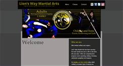Desktop Screenshot of lionswaymartialarts.com